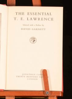 1851 Essential T E Lawrence David Garnett Dustwrapper Second