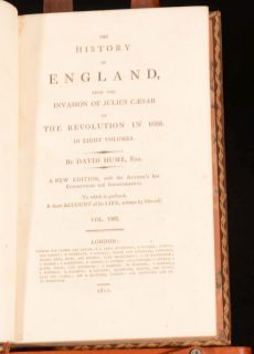 details a complete set of hume s comprehensive history of england