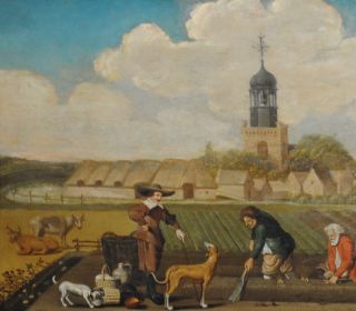 600s Flemish Old Master Oil Painting David Teniers the Younger