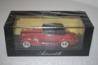 Automodello 1938 Packard Twelve Convertible Victoria 1/43 Chinese Red