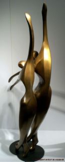Robert Holmes Dancers II Bronze Sculpture s C 1990 Hand Signed Make