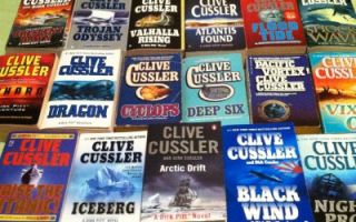 Lot of 17 Clive Cussler Dirk Pitt Series Iceberg Raise The Titanic