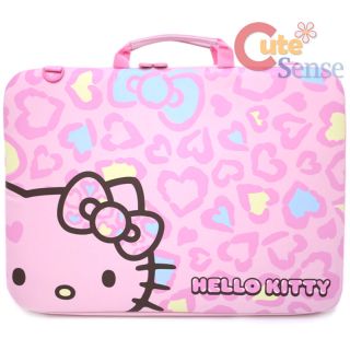 Sanrio Hello Kitty 16 LapTop Bag Pink Formed Briefcase Notebook Case