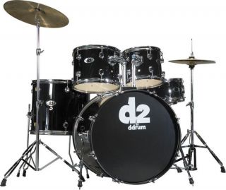 Ddrum D2 5 Piece Drum Set Midnight Black
