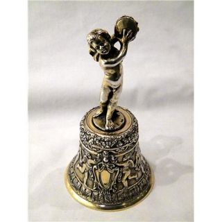 Exceptional Antique Victorian Silver Bell London 1879