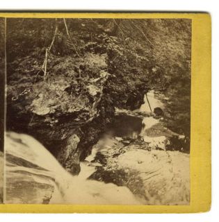 SV Bennington Vermont Water Fall 1860s Daniel H Cross