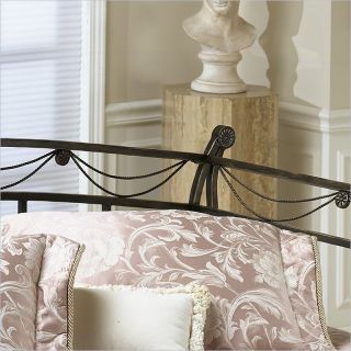 Hillsdale Camelot Metal Black Gold Finish Daybed