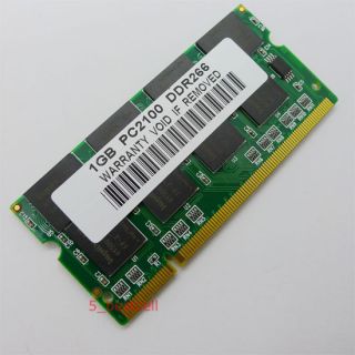 New 1GB DDR 266 PC2100 200pin Laptop Memory RAM Upgrade 1GB DDR 266MHz