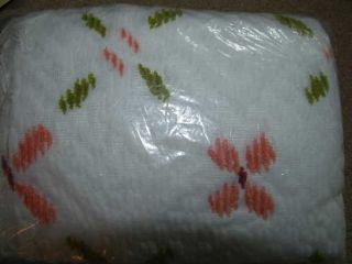 Vintage Chenille Bedspread New In Sealed Package