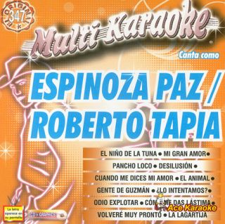 Multi Karaoke Oke 347 Espinoza Paz Roberto tapia CDG