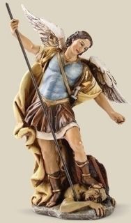St Michael Archangel Statue Religious Devotional Figurine