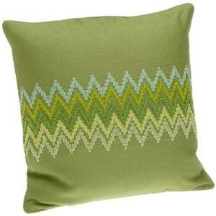 Sferra 1891 Celebrity Apple Decorative Pillow Cover Green Embroidered