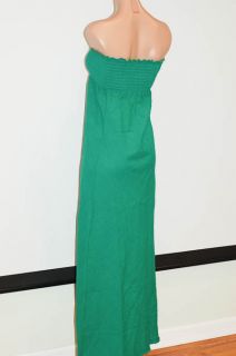 Debbie Katz 100 Cotton Tube Swim Cover Up Maxi Dress L