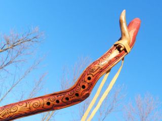 Fallen Branch Native American Style Flute F by Dale
