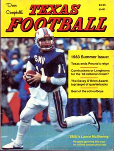1983 Dave Campbells Texas Football Magazine