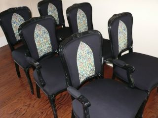 Damien Hirst Superstition Set of Six Dining Chairs