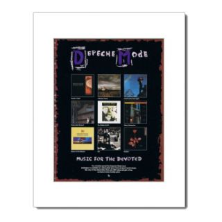 Depeche Mode Dave Gahan Sticky Floors Matted Ad Poster