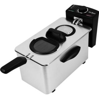 Chef Buddy 3 5L Electric Deep Fryer Stainless Steel