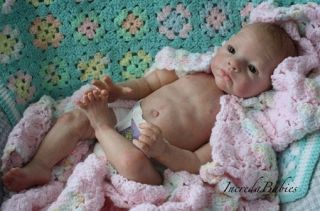 Delia Baby Doll Kit by Artist Natali Blick for Reborn Mohair Eyes