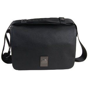 Delsey Corium 5 Black Leather Camera Bag