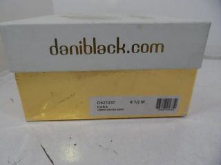 Daniblack Womens Kara Nappa Woven Sandal Cement Size 6 5 Retail $165