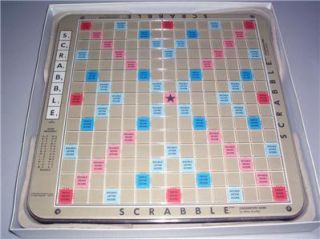 1989 deluxe edition scrabble crossword game mint