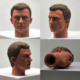 HOT1 6 Custom Daniel Craig James Bond 007 12 Figure Toys Head Sculpt
