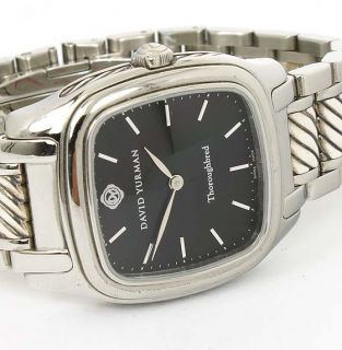 designer david yurman s s silver thoroughbred watch