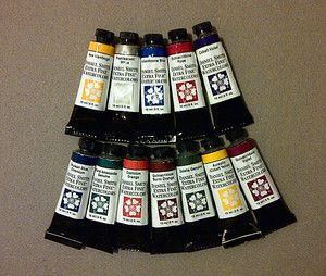 20 Colors Daniel Smith Extra Fine Watercolors 12 new unused tubes 8