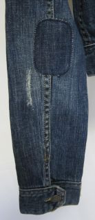 Jacket Jean Old Navy Blue Denim s Small New $34 50 Cotton Blend