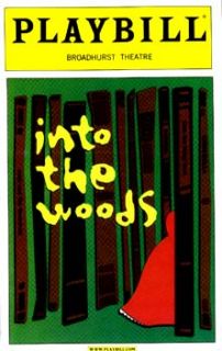 Broadway Sondheim Playbill ~Into The Woods~ Laura Benanti & Vanessa