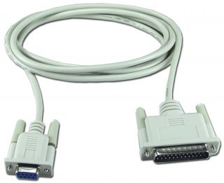  Pack 10ft DB9 Female to DB25 Male HP DB25 Serial Printer Cable