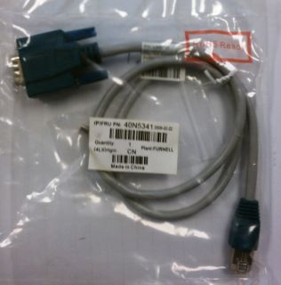 IBM 40N5341 SurePOS SP500 545 RJ45 to DB9 Serial Cable