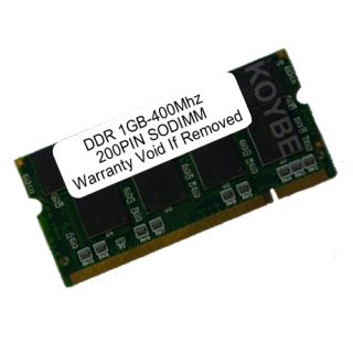 1GB PC3200 400MHz DDR SODIMM 1g Laptop RAM Memory 1 GB