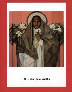 Blessed Kateri Tekakwitha Religious Icon Holy Card (McKenzie)
