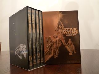 Star Wars Trilogy DVD 2004 4 Disc Set Fullscreen Complete Used