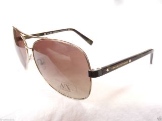  AX187 s Tortoise Gold Studs Shades Aviators Sunglasses New