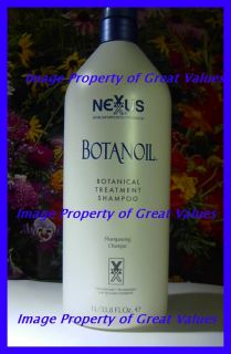 Nexxus Botanoil Botanical Treatment Shampoo 1 Liter Preserves Color