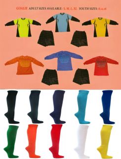 Soccer Uniform for Goalie Uniforme de Fútbol Para Arquero Plus Socks