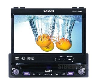 Valor Its 700W 7 in Dash Touchscreen Monitor Indash Car DVD CD MP3