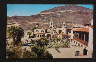 1966 Fabulous Scottys Castle Death Valley CA Inyo Co Postcard