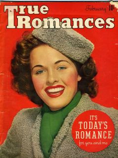   ROMANCE MAGAZINE TRUE ROMANCES SHIRLEY TEMPLE DEANNA DURBIN FEB 1945