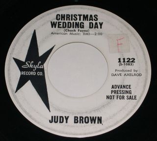  ~Dear Santa/Christmas Wedding Day~HEAR 1961 PROMO 7 David Axelrod