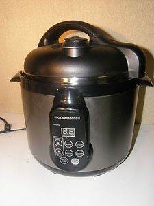 Cooks Essentials 4 22 Quart Electric Pressure Cooker Model 99740