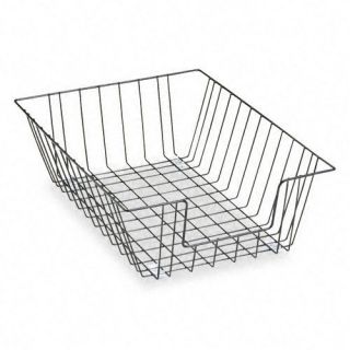Fellowes 65112 Wire Desk Tray Basket Black Legal Size