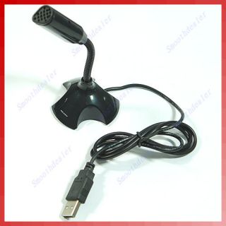 Mini USB Stand Microphone Mic for PC Desktop Laptop Mac
