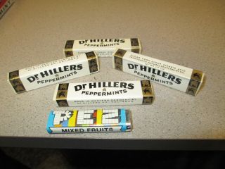 Dr Hillers Solingen 1950s Germany peppermint (1) candy pack store