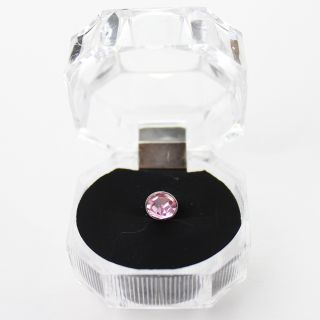 Fosmon   Universal 3.5 MM Diamond Bling Dust Cap Plug (Pink)