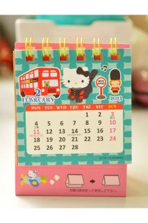 This Hello Kitty Desk Calendar is perfect for planning 2013. Hello