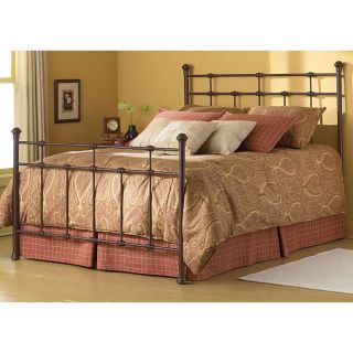 King Size Bed Bedroom Furniture Home Decor Metal Rust Brown New